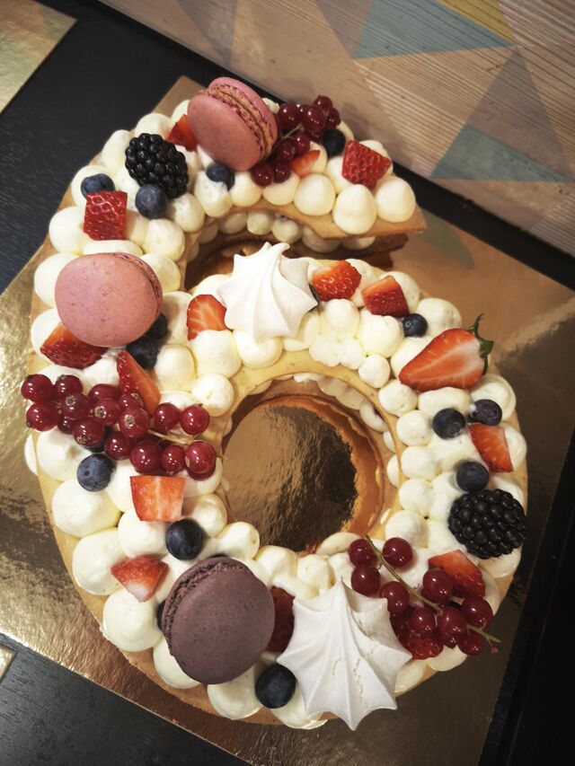 Number cake, gâteau d'anniversaire