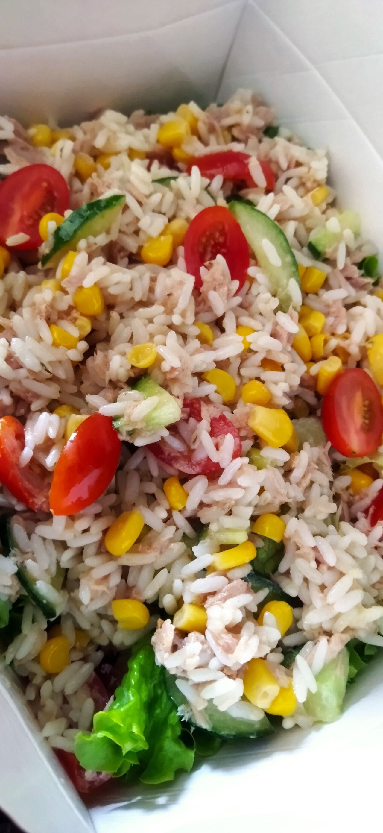 Salade de riz compose