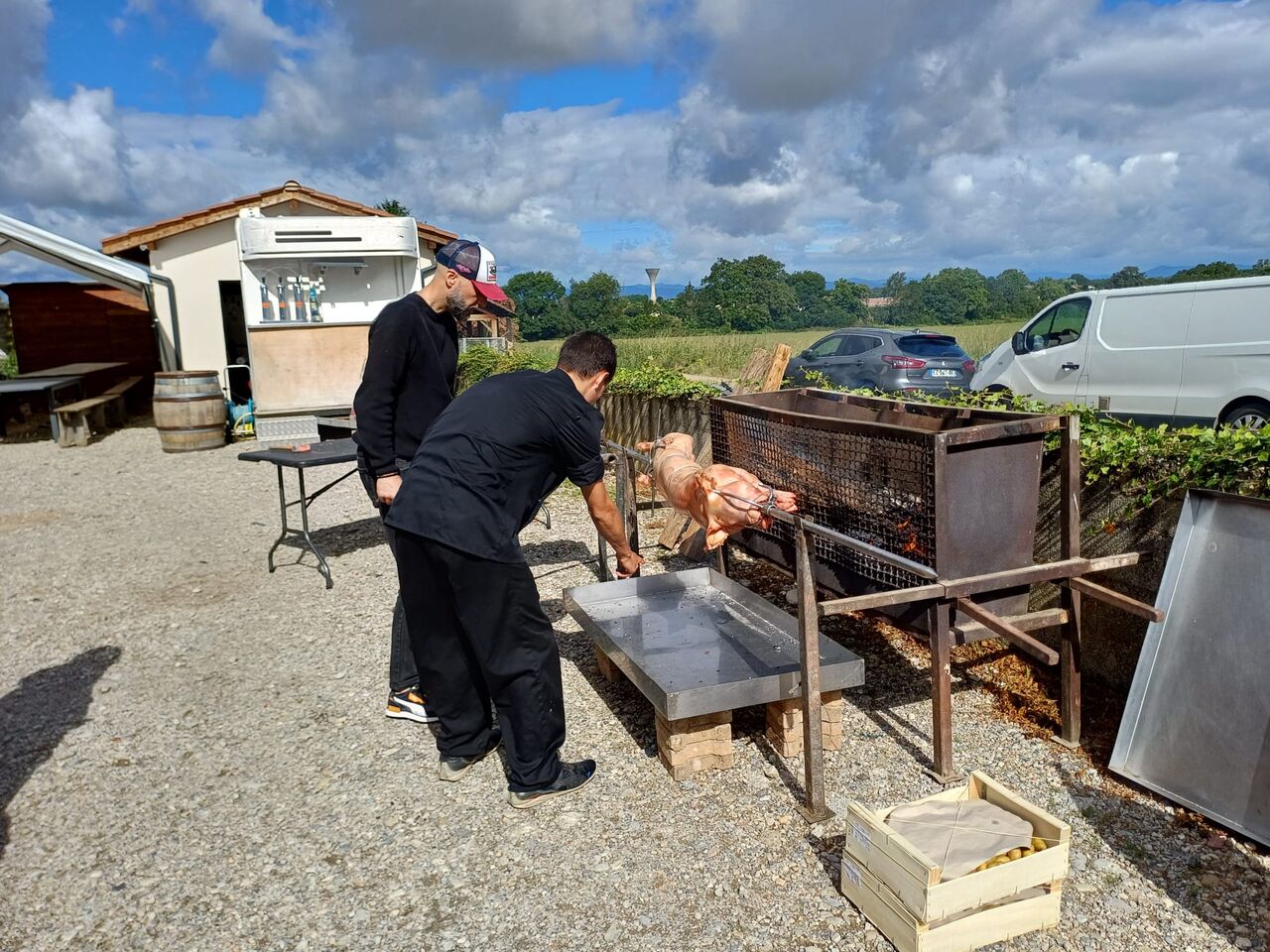 Cochon de lait à domicile 