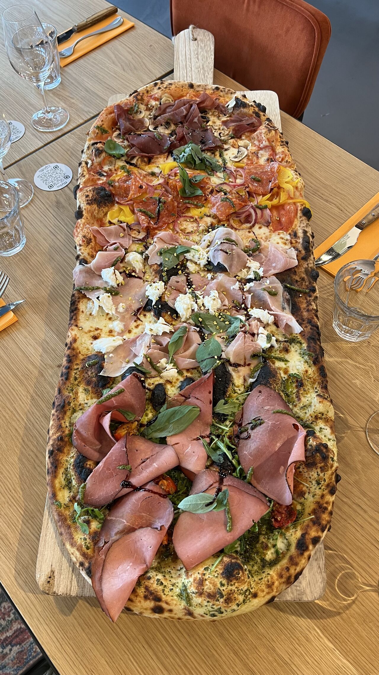 Pizza à partager