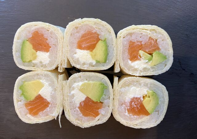 Wrap saumon, avocat, cheese