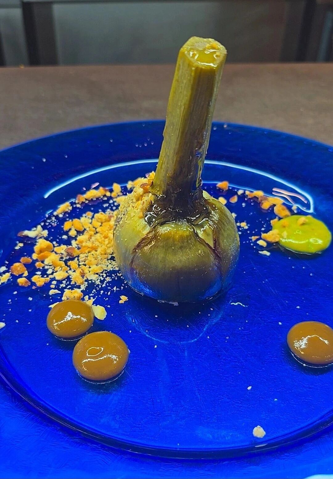 Carciofo con Mantecato di Ricciola