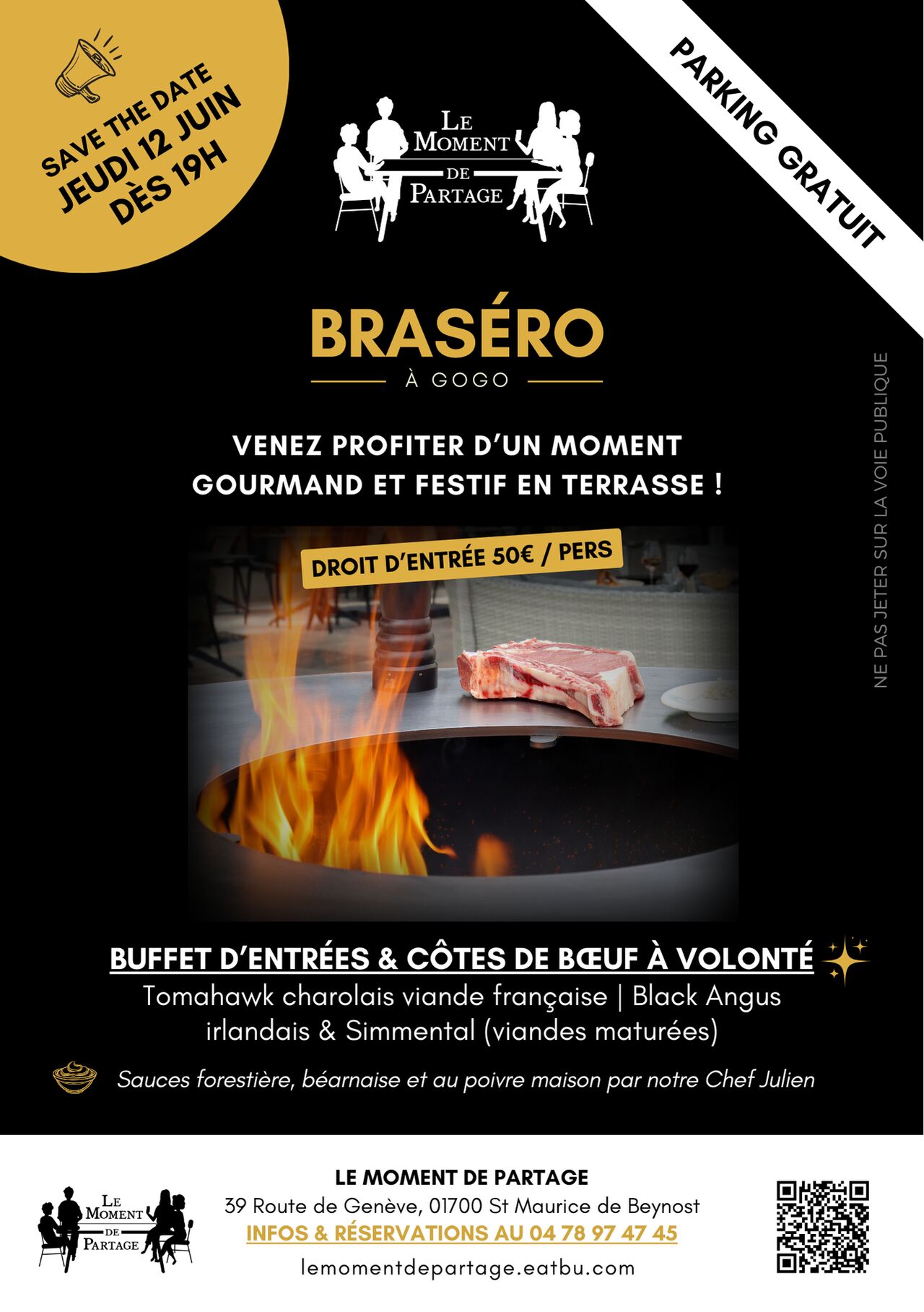 🔥 Soirée Brasero à gogo – Viandes d’exception à l'honneur ! 🔥