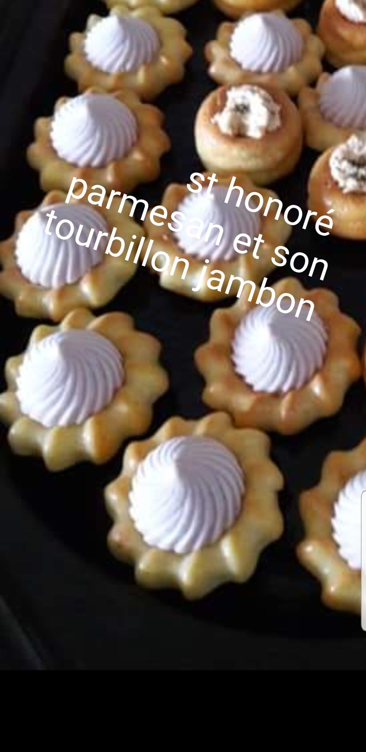 st honoré et son tourbillon de jambon
