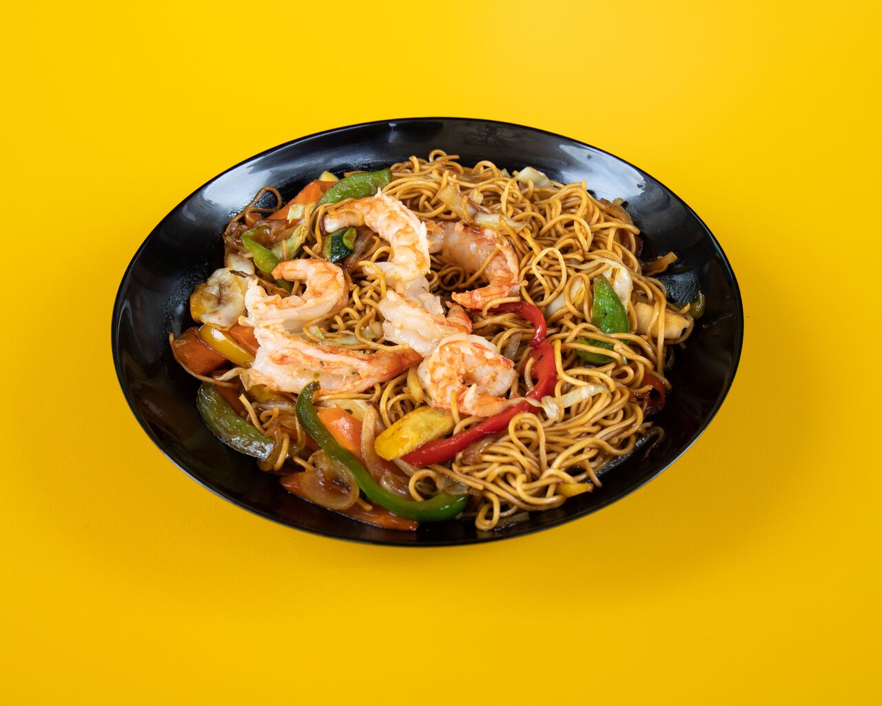 NOUILLES sautées CREVETTES 12€