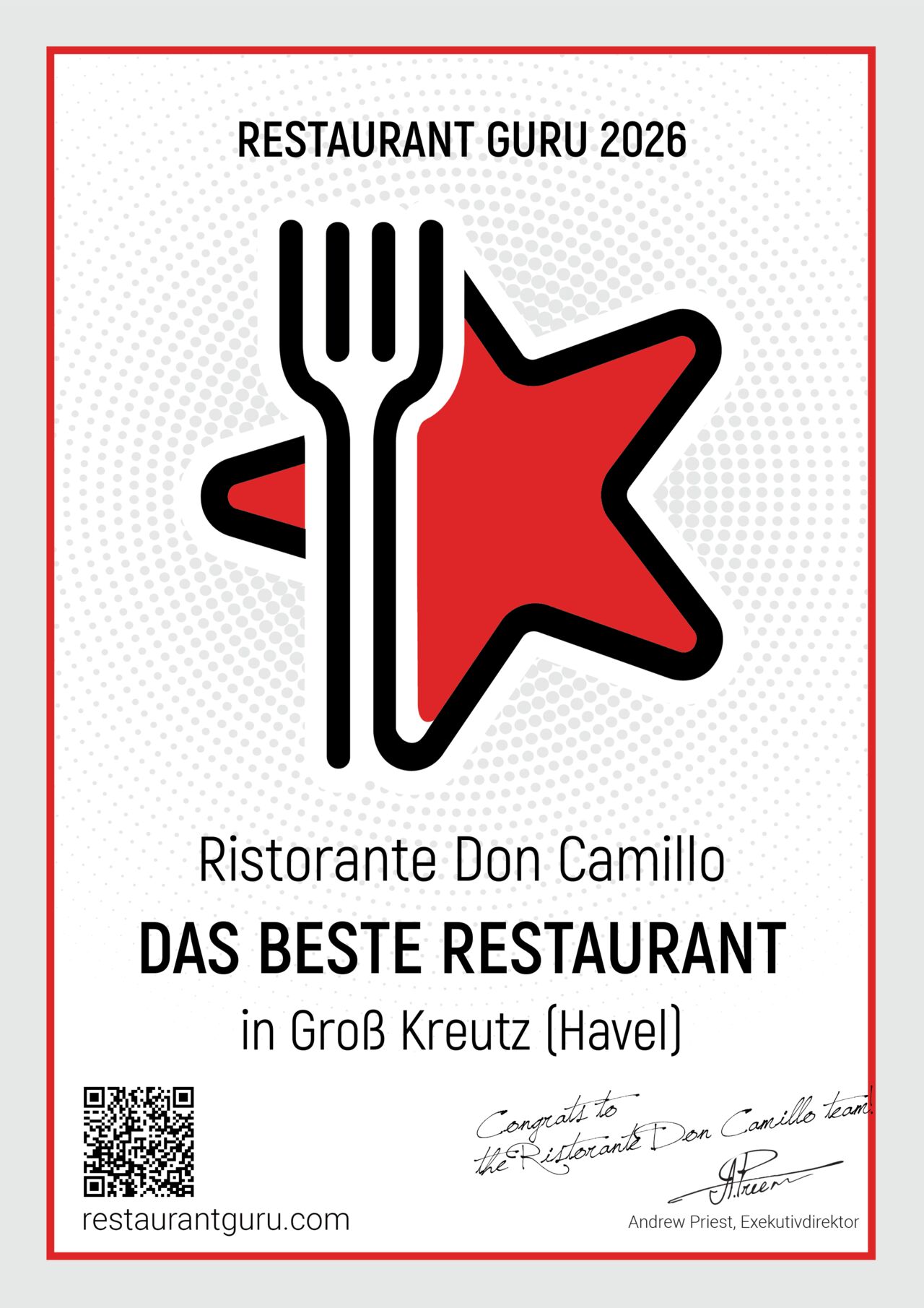 Beste Restaurant Guru 2026