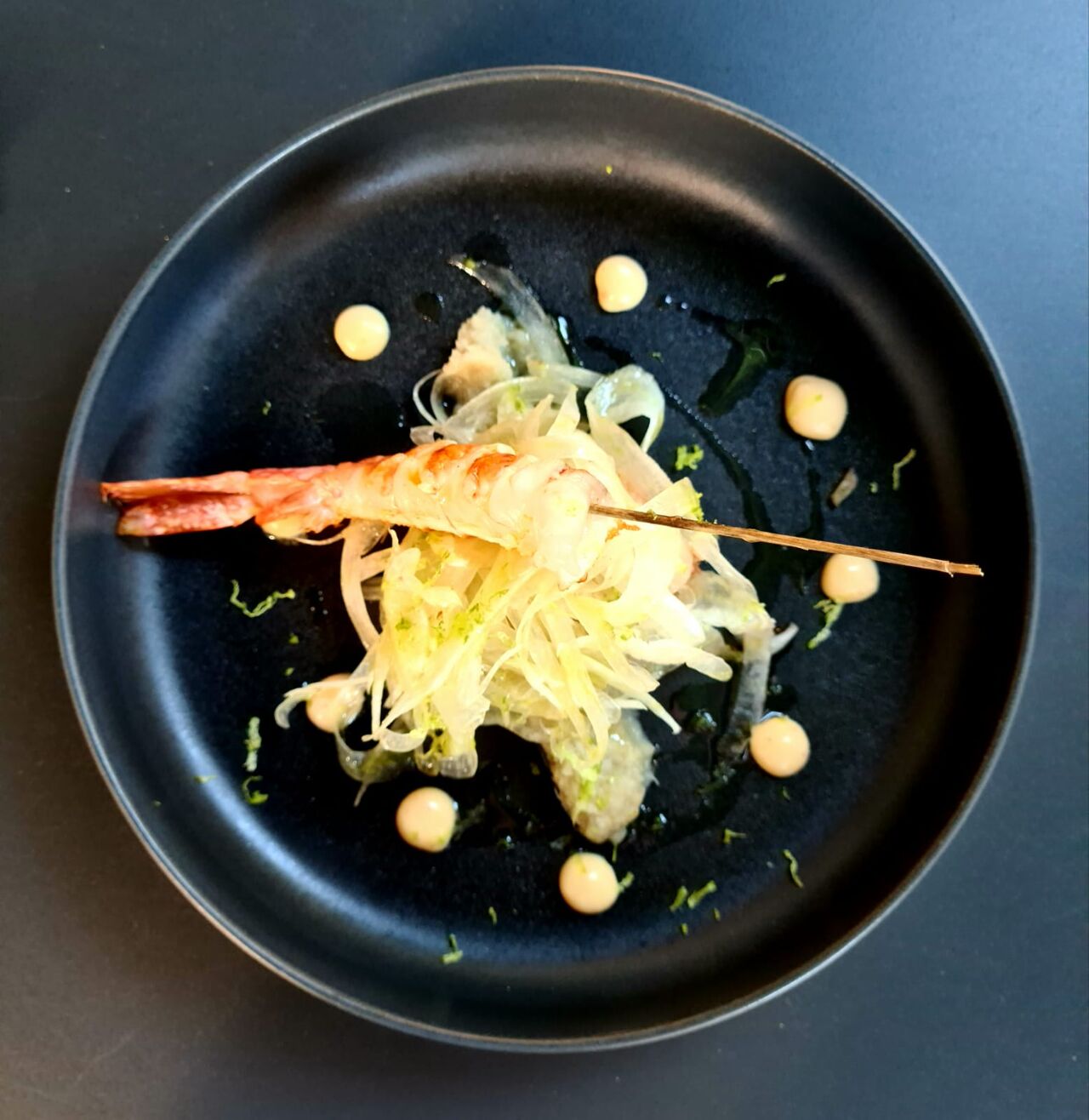 -LA GAMBAS
Gambas et fenouil cru et cuite