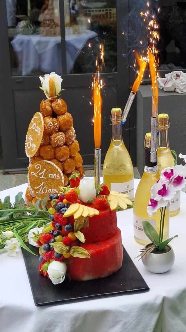 préparation pièce monté 