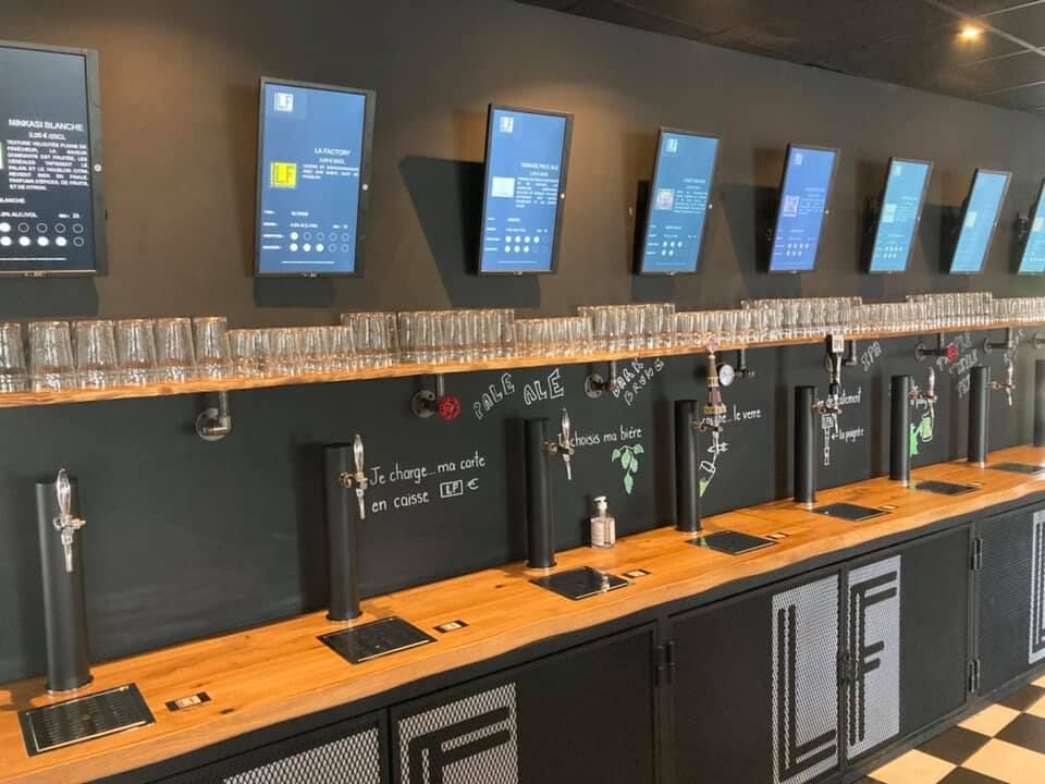 Venez découvrir notre mur à bière en libre service à la Factory de Lescar tous les jours à partir de 17h en Afterwork : Blanche