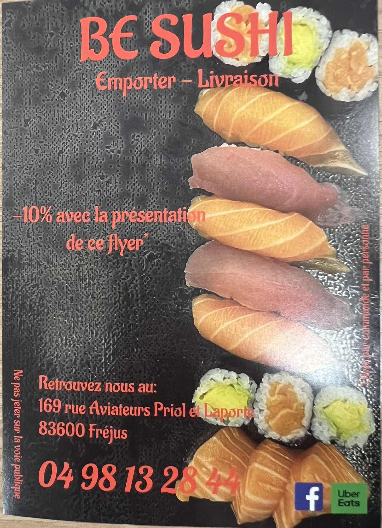 Moins 10% sur tout le mois d'Octobre