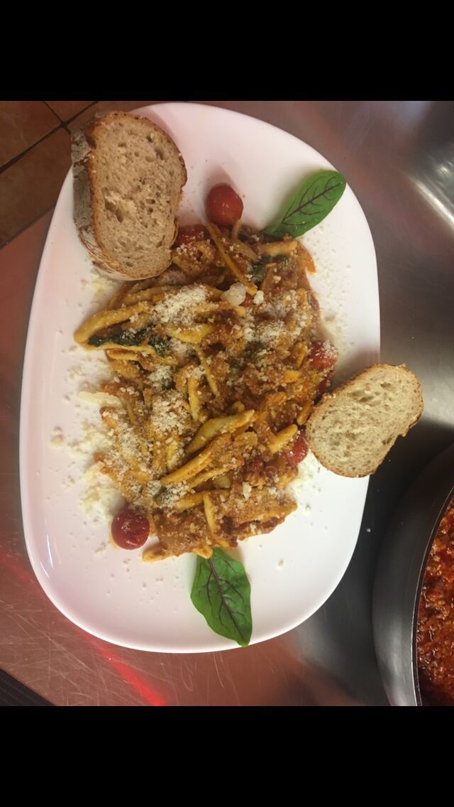 Pasta con pane