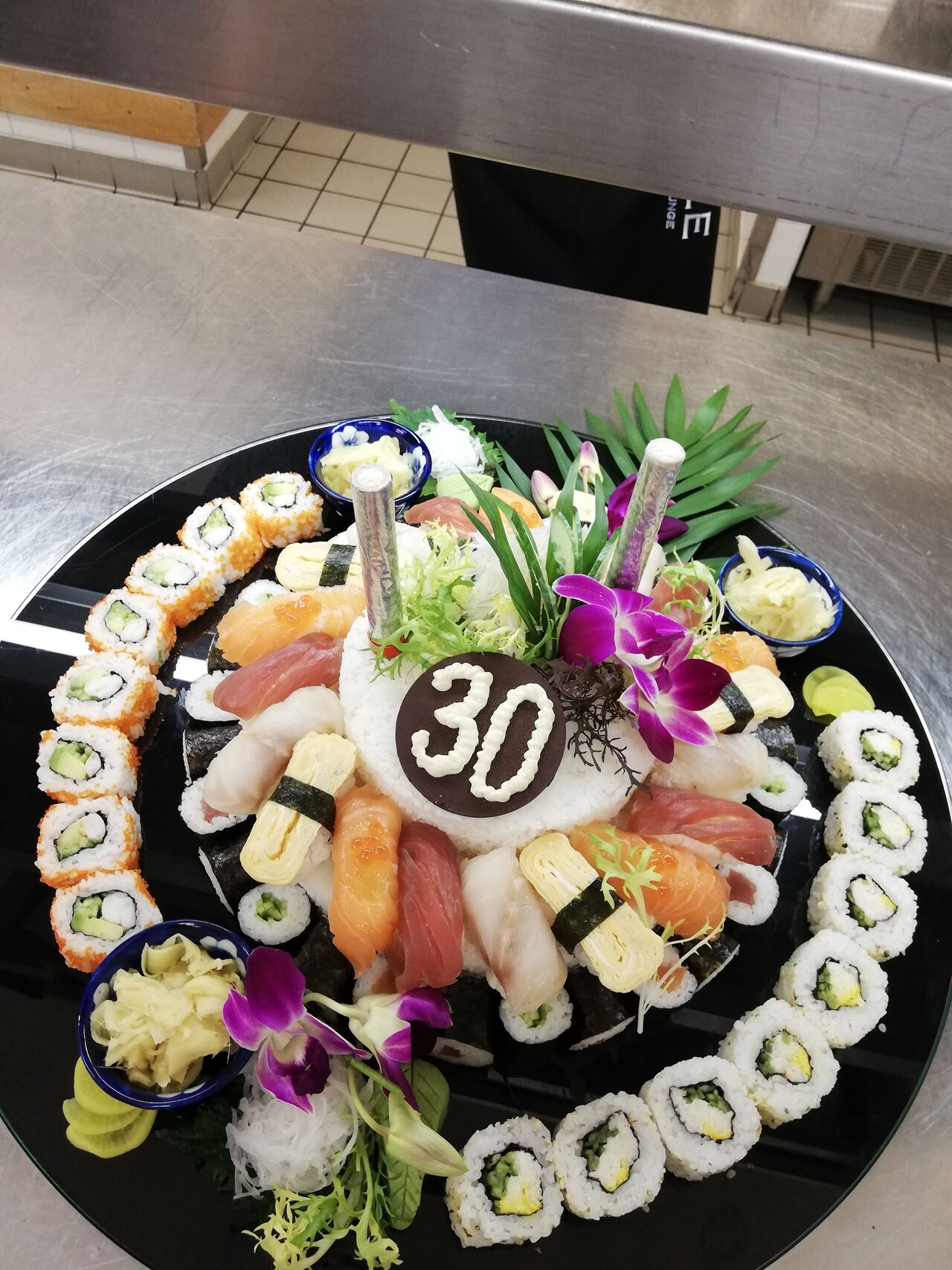 Sushi plate k narozeninám