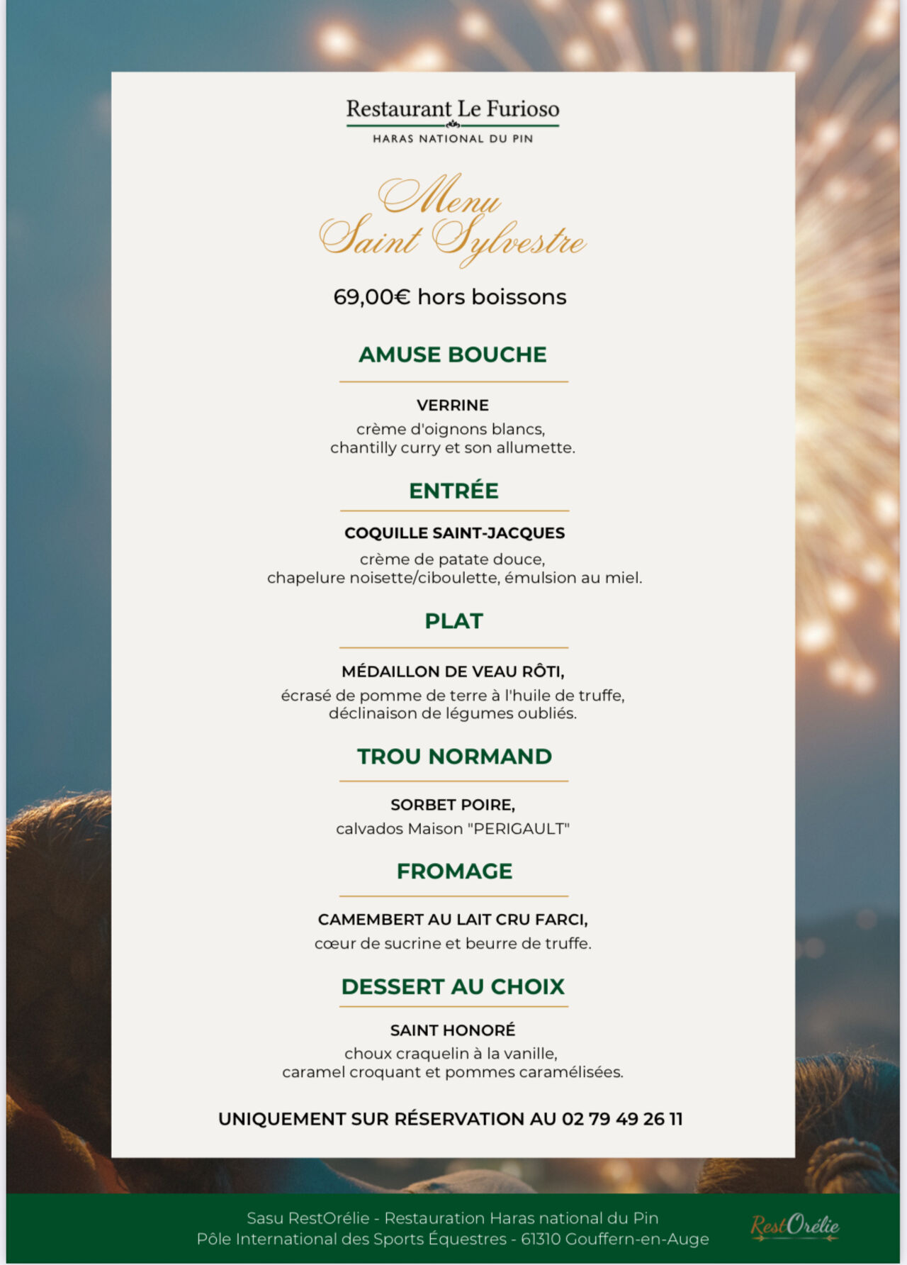 Menu de Noël