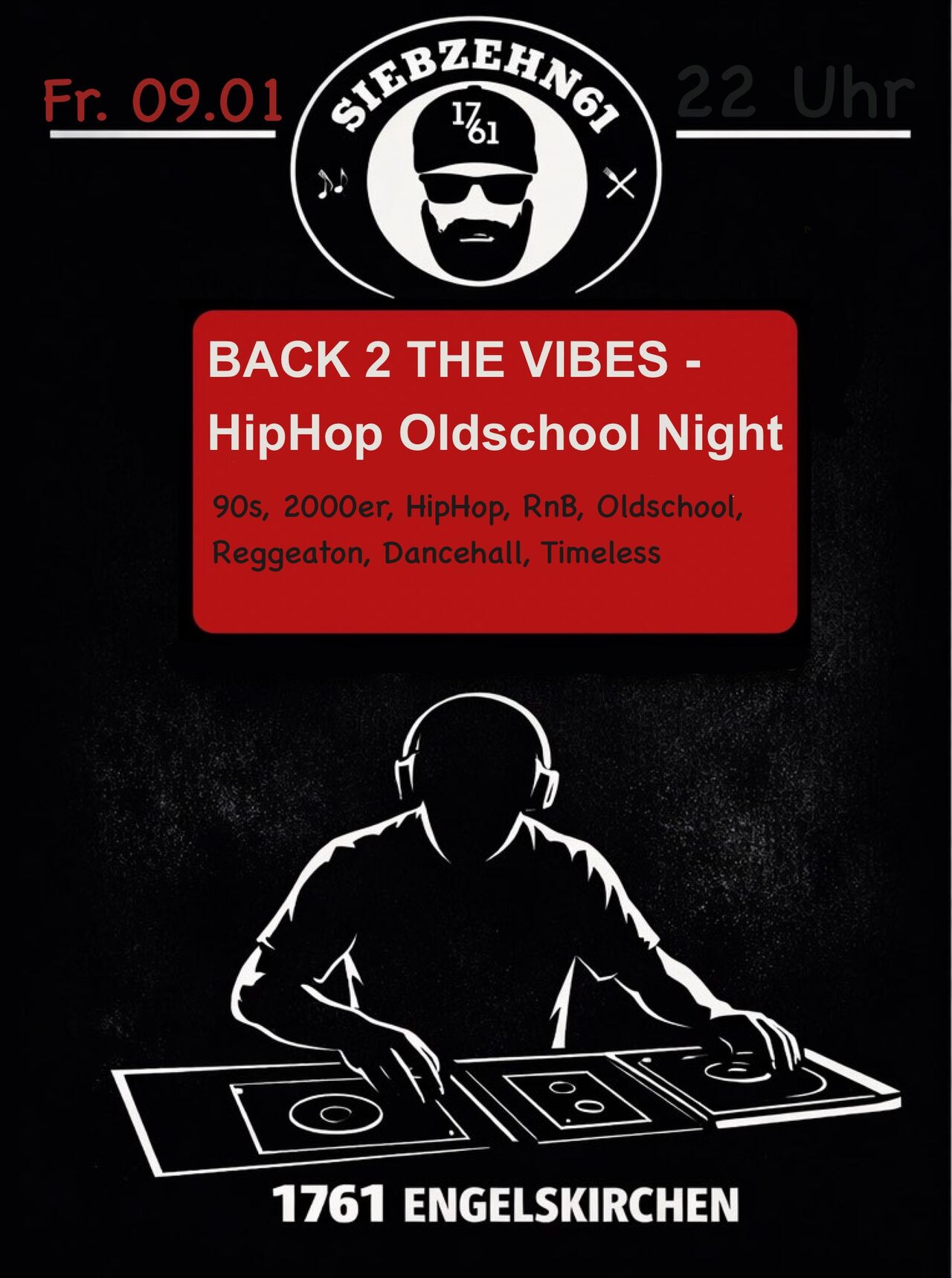 Fr. 9.1. Reaggeton Dancehall Hip Hop RnB Session! Neu