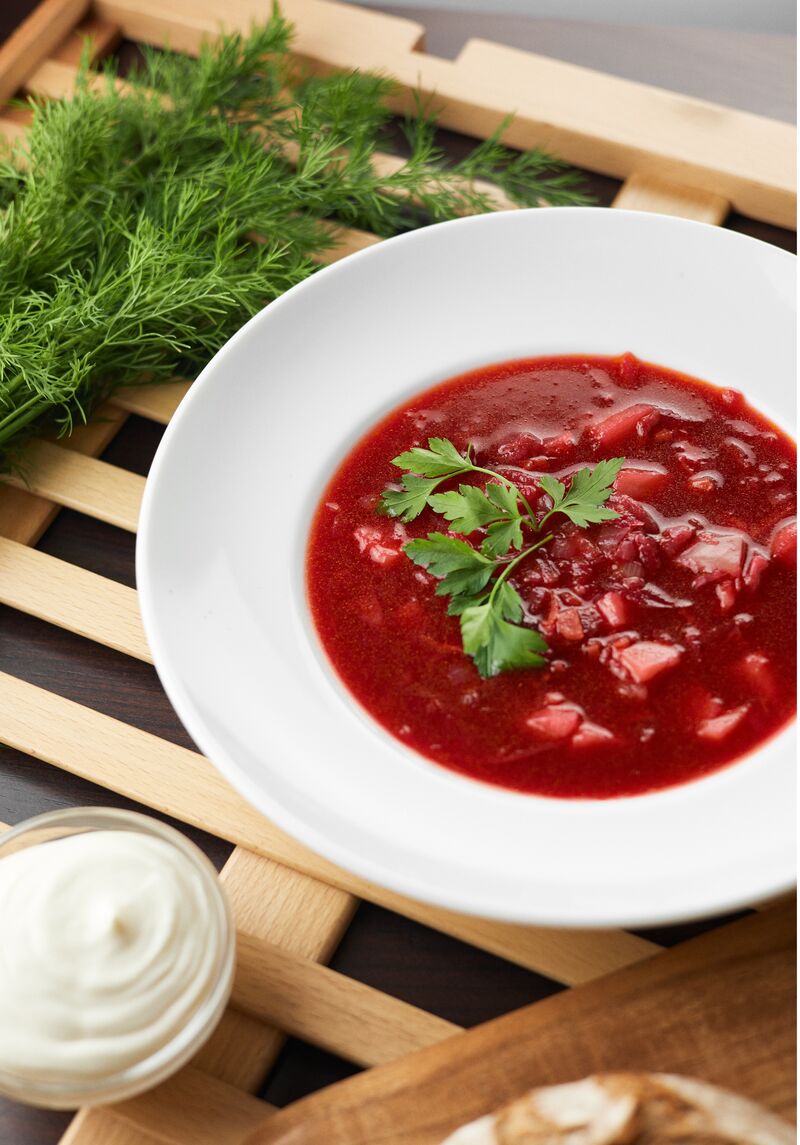 Borschtsch (Vegetarisch oder mit Fleisch)