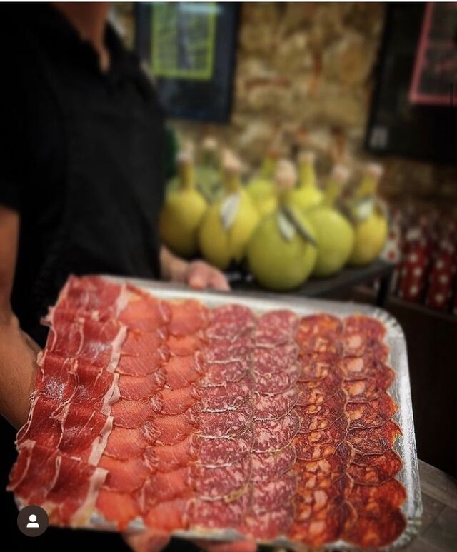 Plateau charcuteries variées