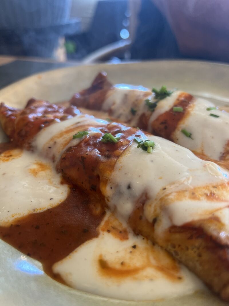 Canelones de ternera y verduras