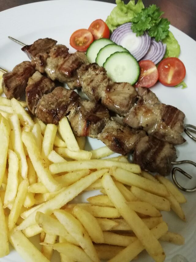 Grillspieße vom Schwein