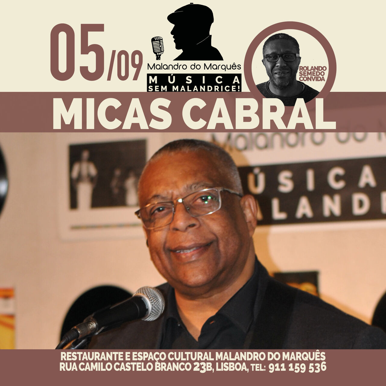 Micas Cabral no Malandro do Marquês