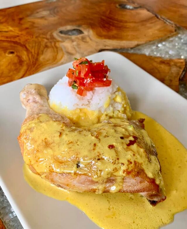 Le Poulet au Coco / Riz Nature
9,00 €