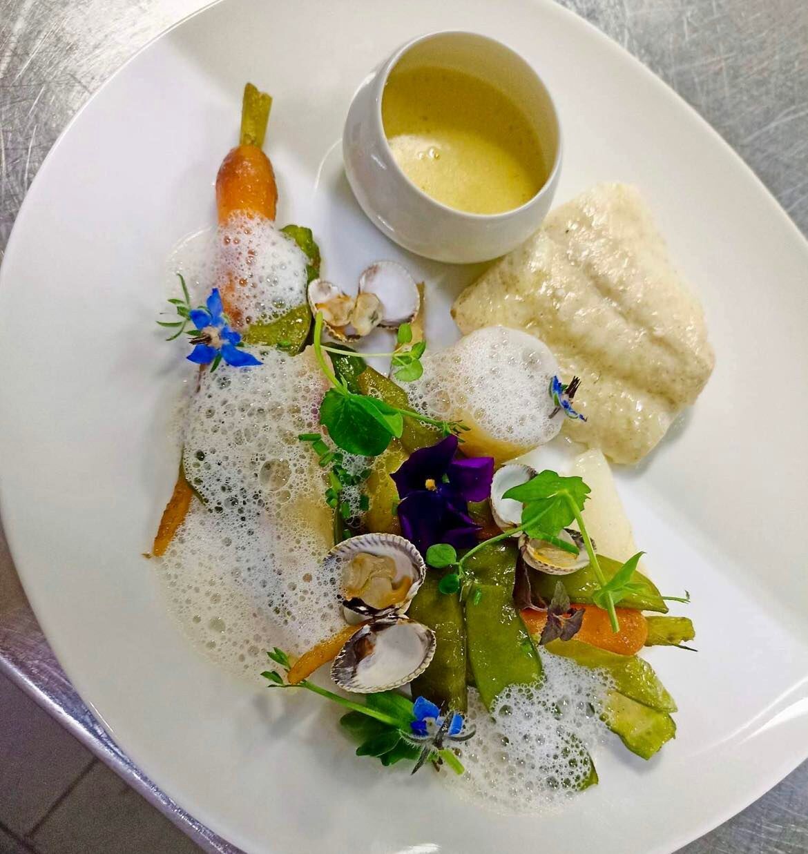 Turbot sauce Vouvray