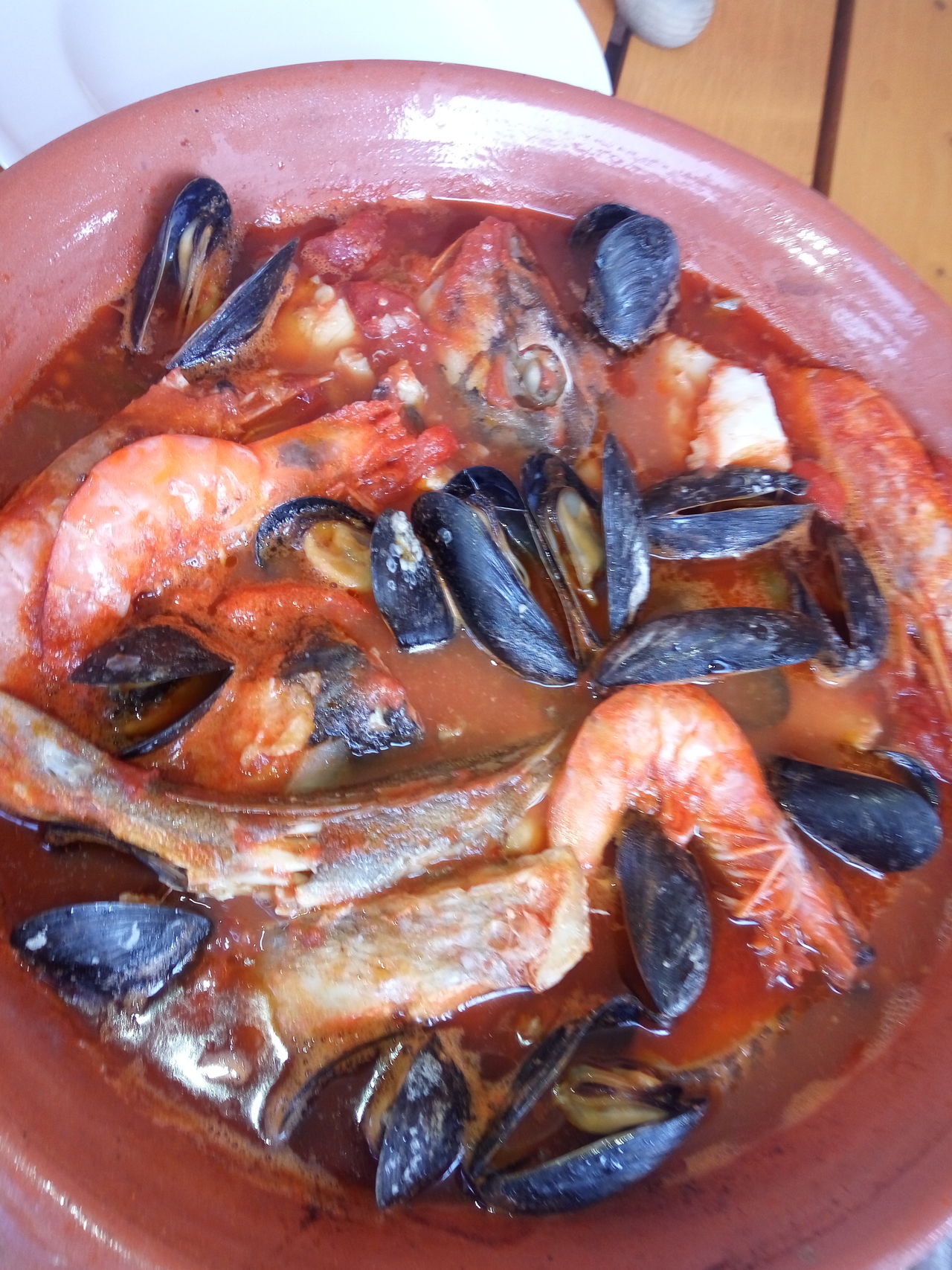 zuppa di pesce tylko na zamówienie 