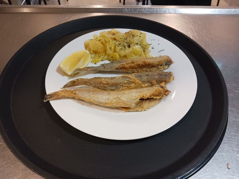 Pescado con patatas
