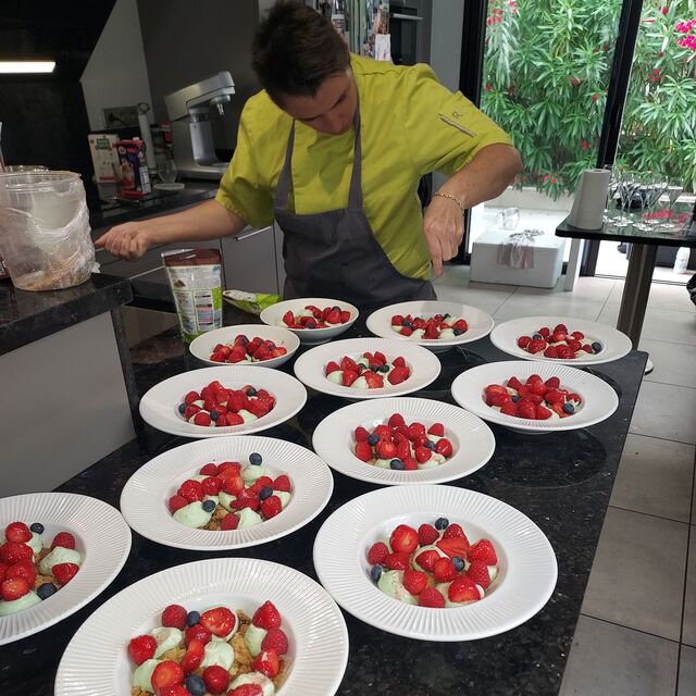 dréssage des désserts