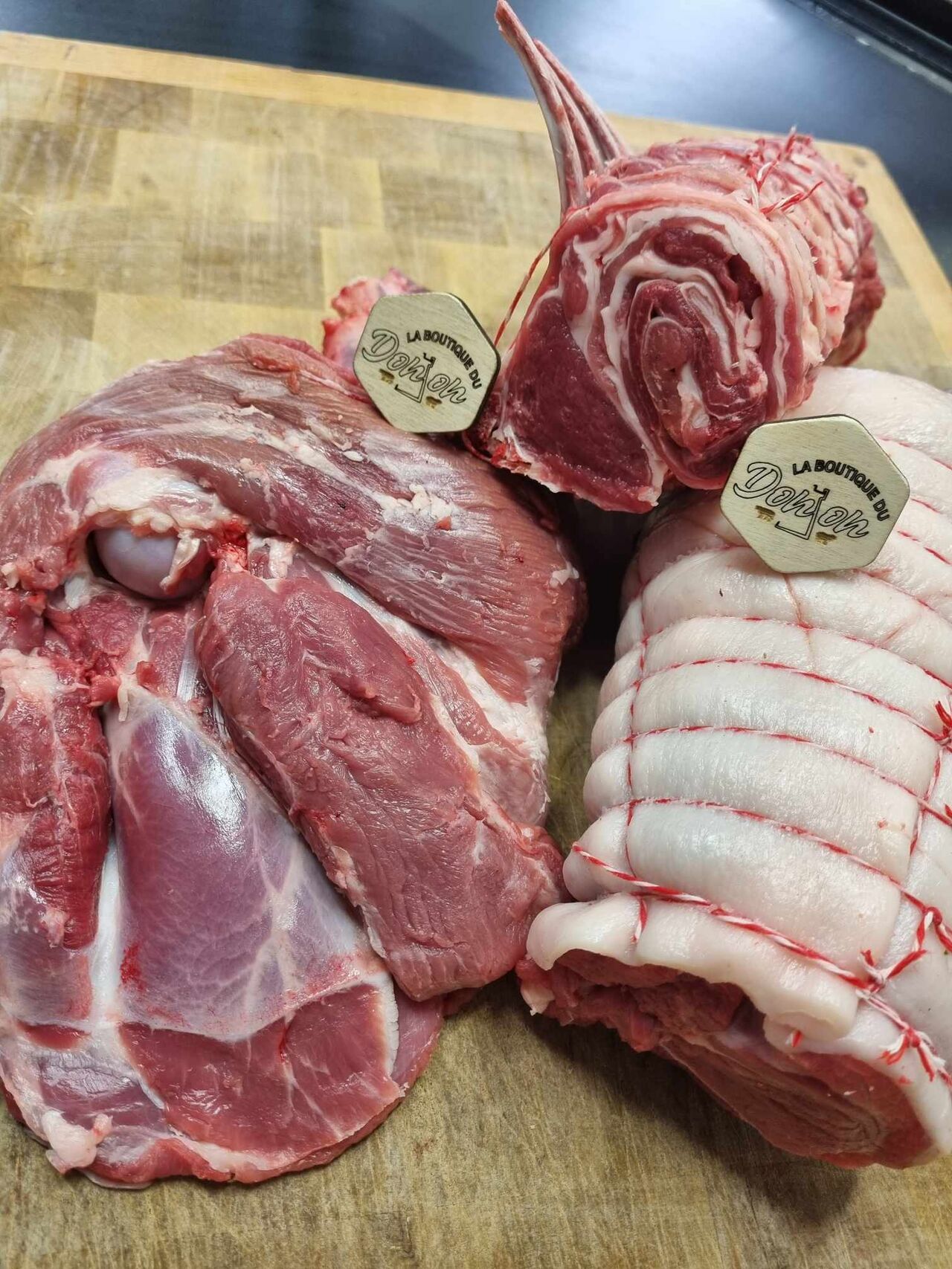 épaule d'agneau, cote d'agneau, gigot sans os agneau