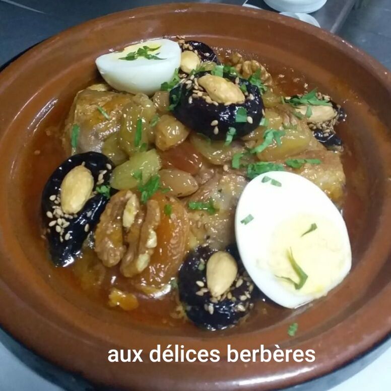 Tajine Poulet & pruneaux