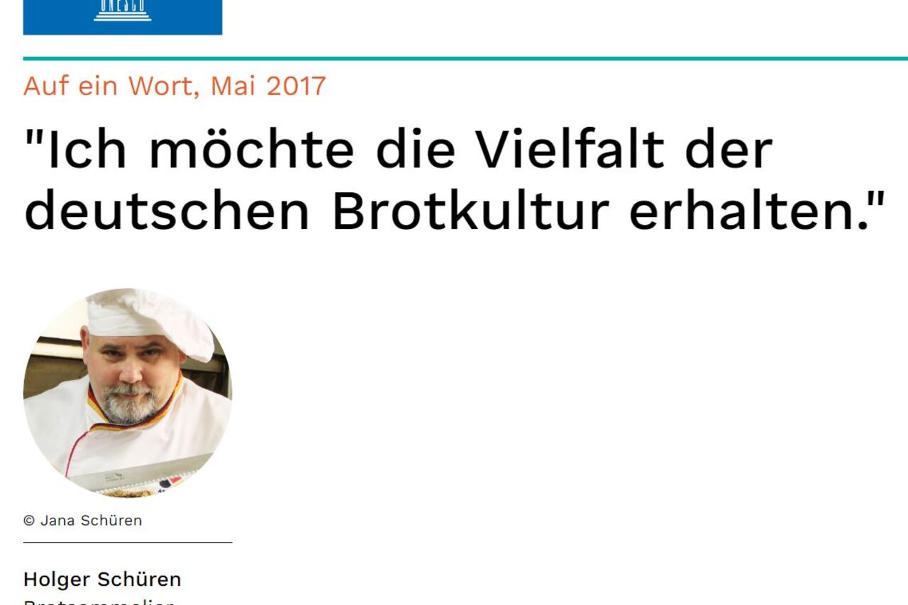 Holger Schüren unesco Kulturtalent