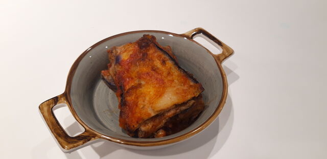 Unsere Auberginen Parmigiana