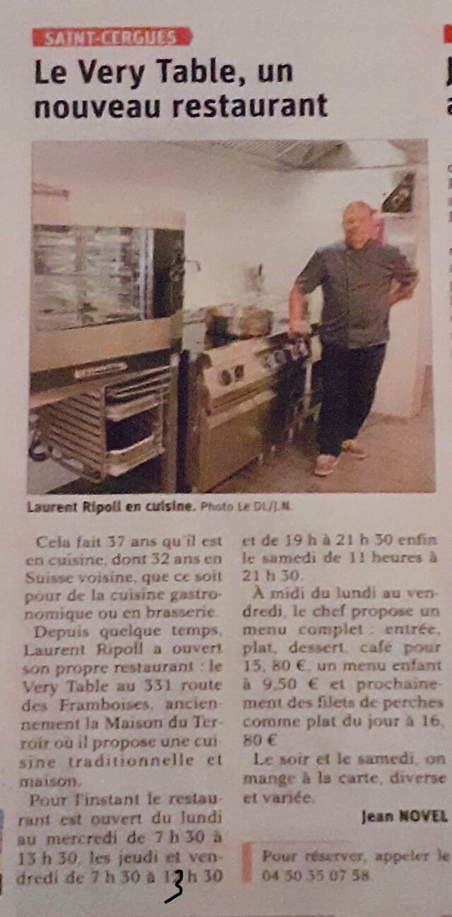 Et voici notre premier article dans le Dauphiné. Bonne lecture 