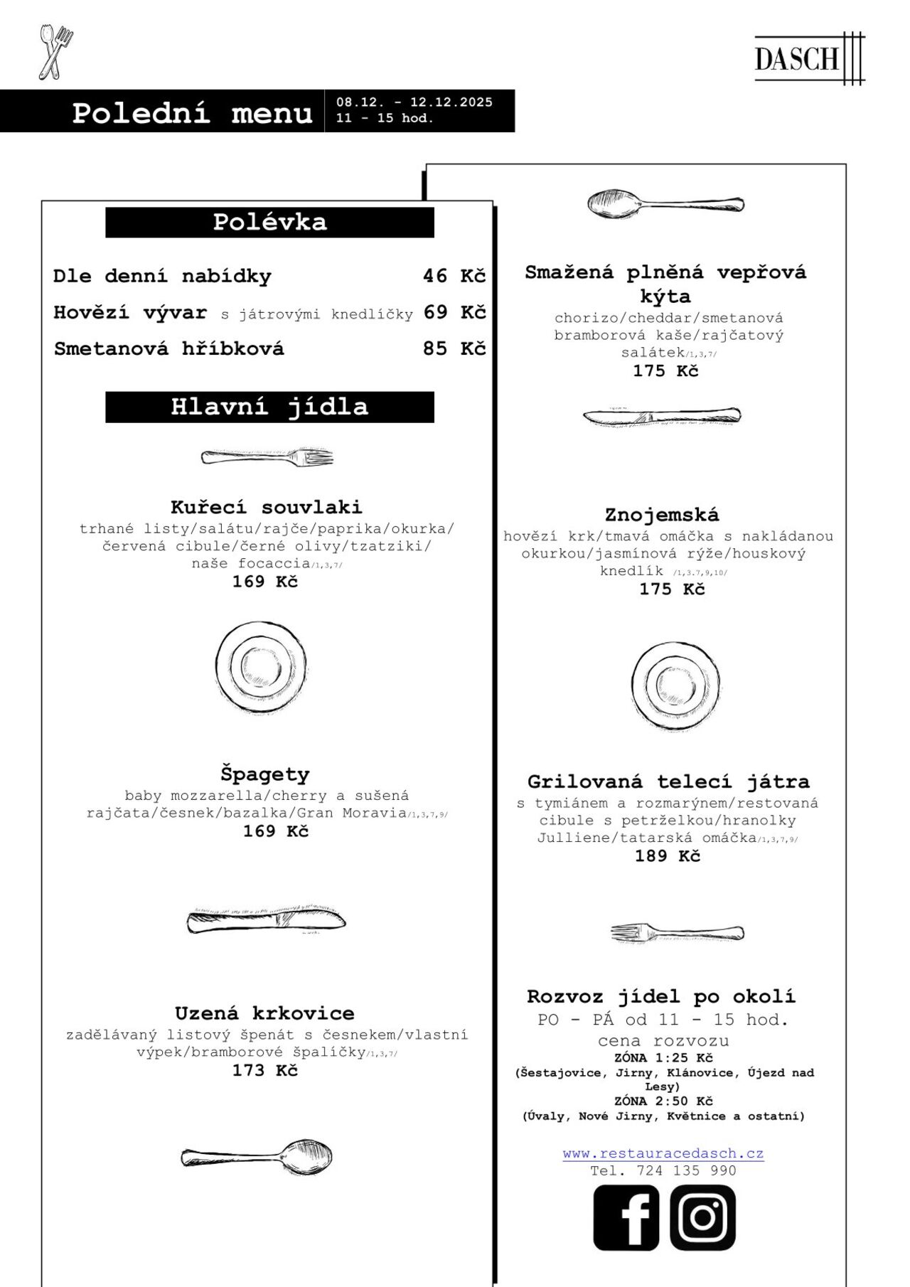 Polední menu
