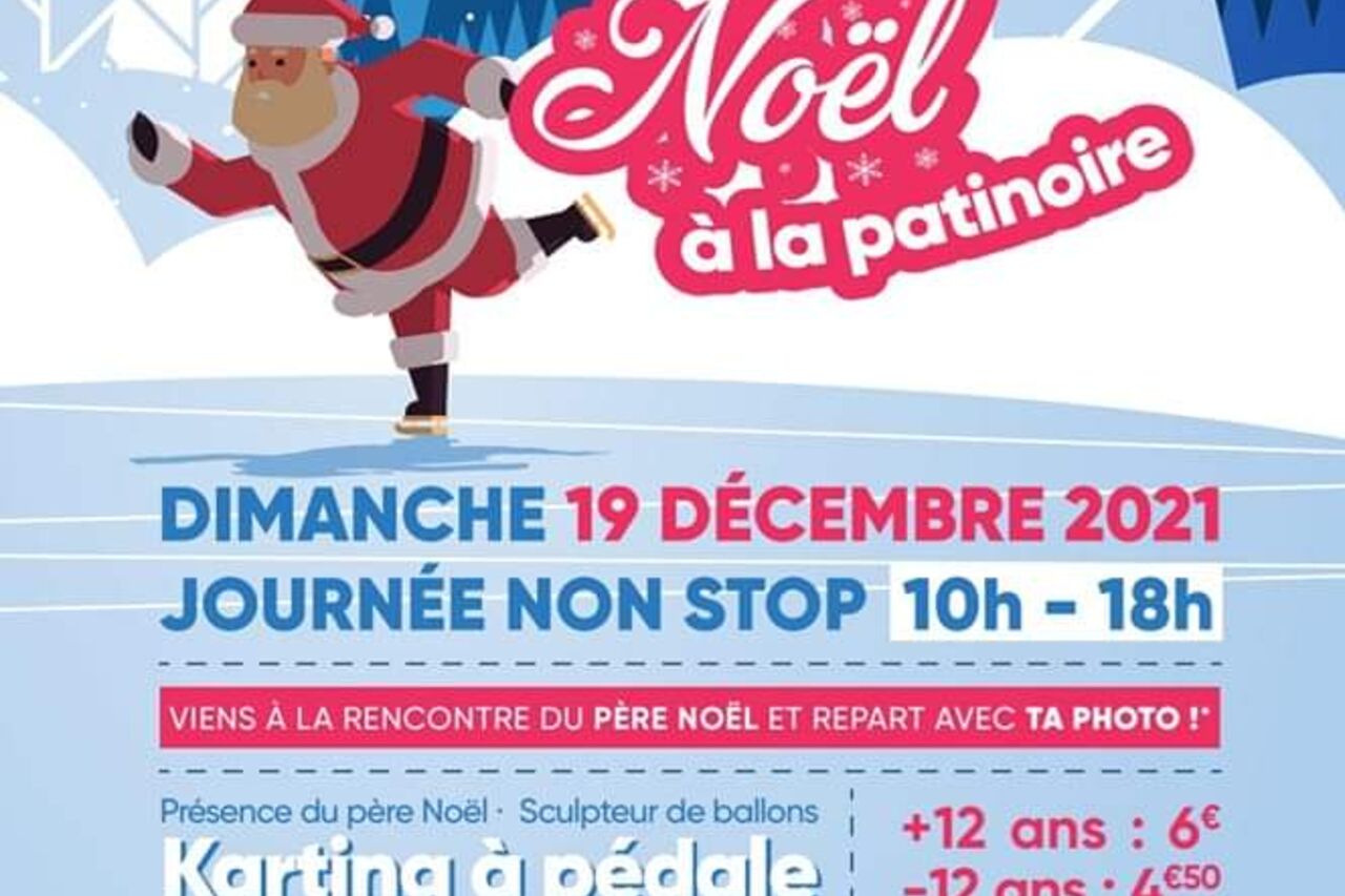 La bulle fête Noel à la patinoire