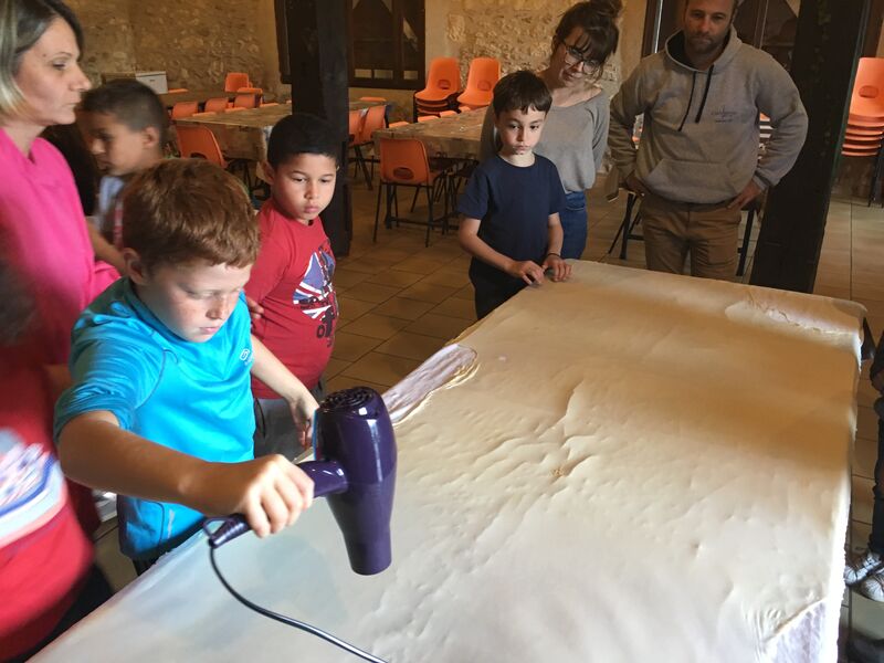 Au centre de loisirs de casteljaloux avec David