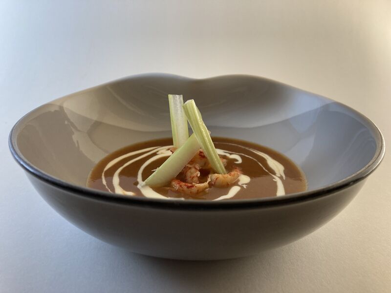 Bisque van kreeft - rivierkreeft - selder - zure room
Afhaalmenu feestdagen 2020