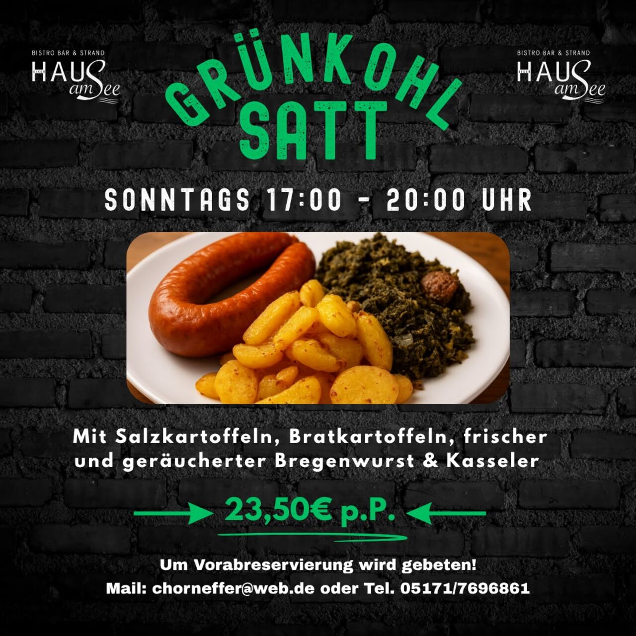 Sonntags Grünkohl satt