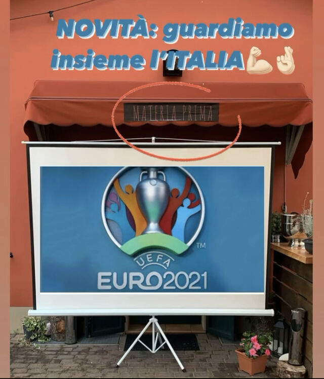 Mega Schermo per vedere l’Italia INSIEME💪🏻🇮🇹❤️