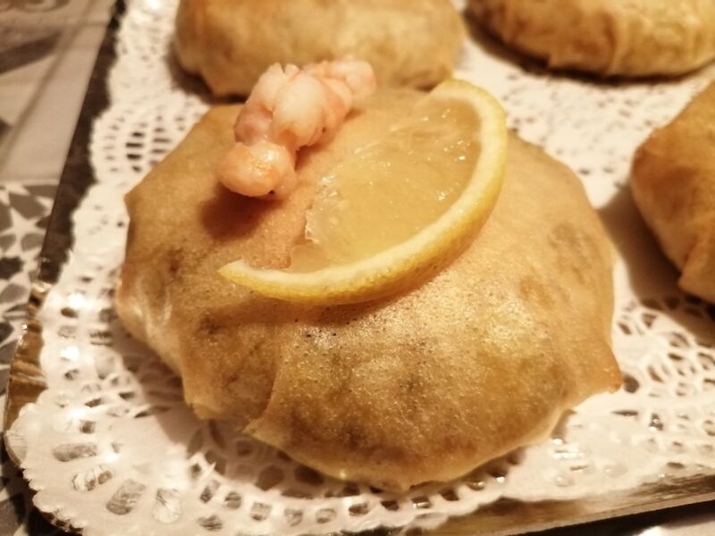 Pastilla au poisson crevette et thon