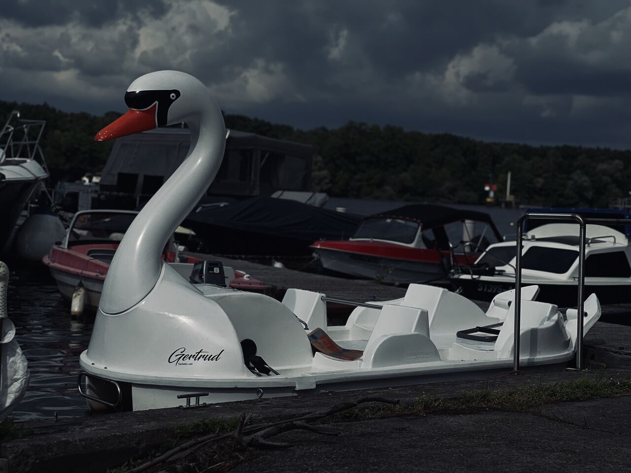 Gertrud, das Tretboot