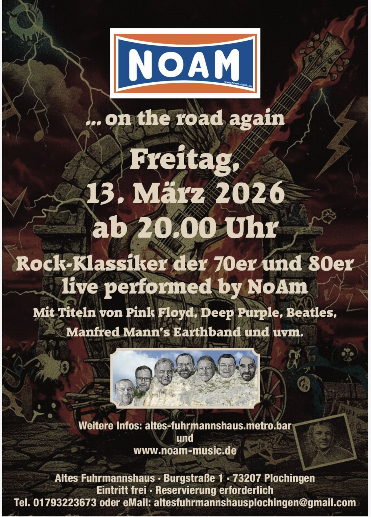 "NOAM": Freitag, 13.03.2026, ab 20 Uhr