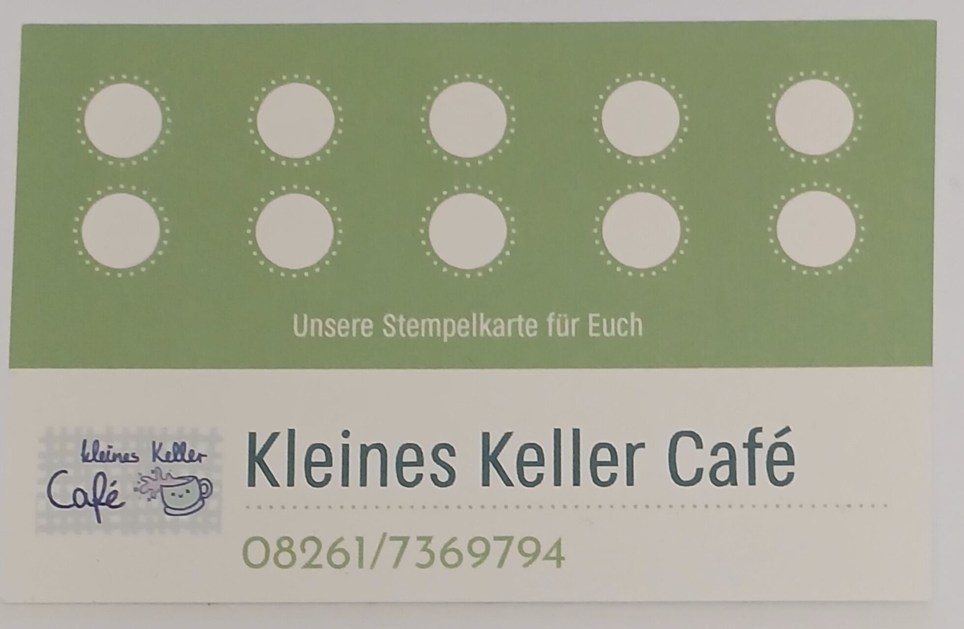 NEU - Stempelkarte für unsere Gäste