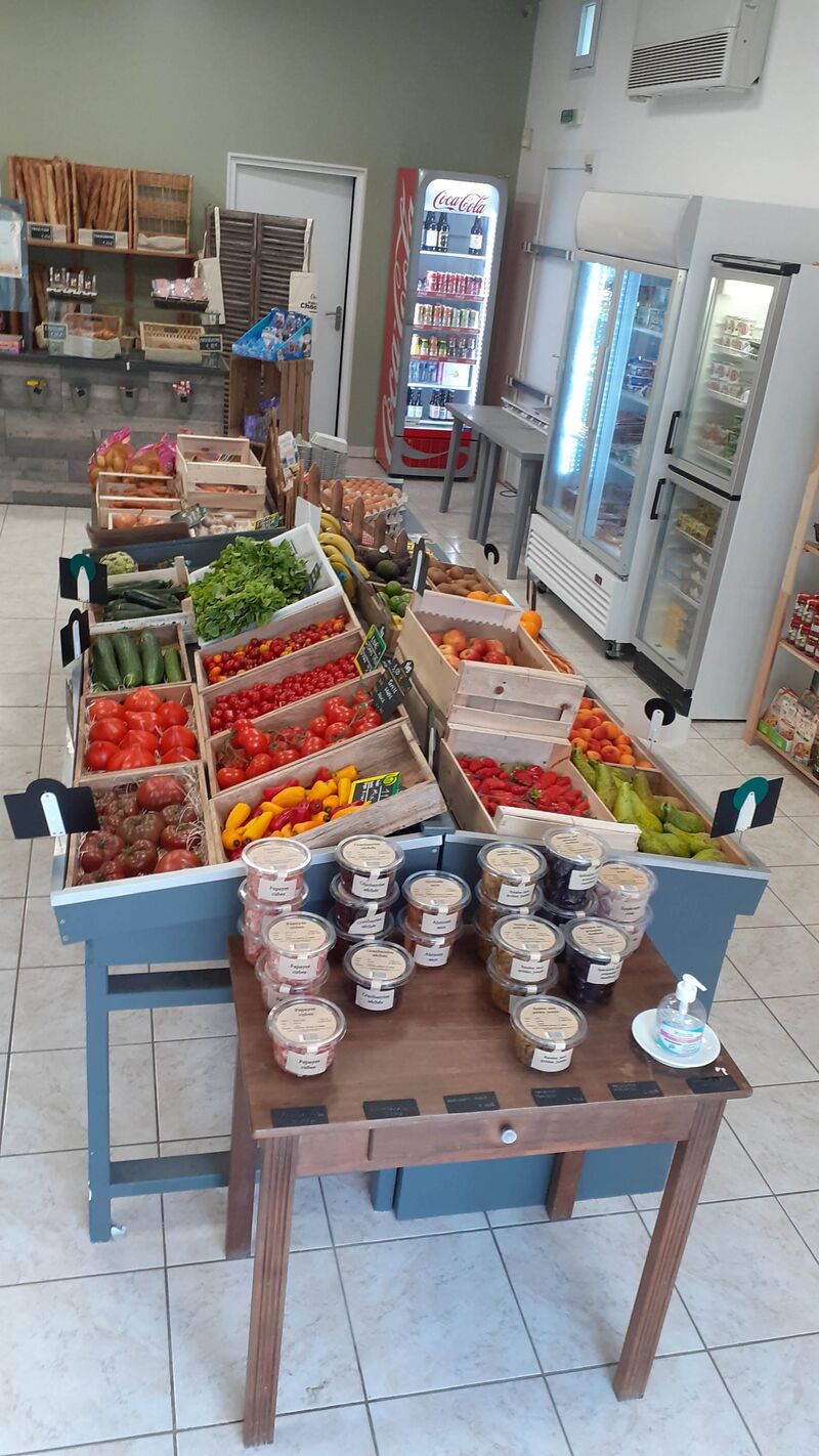 Des fruits et légumes frais chaque jour.