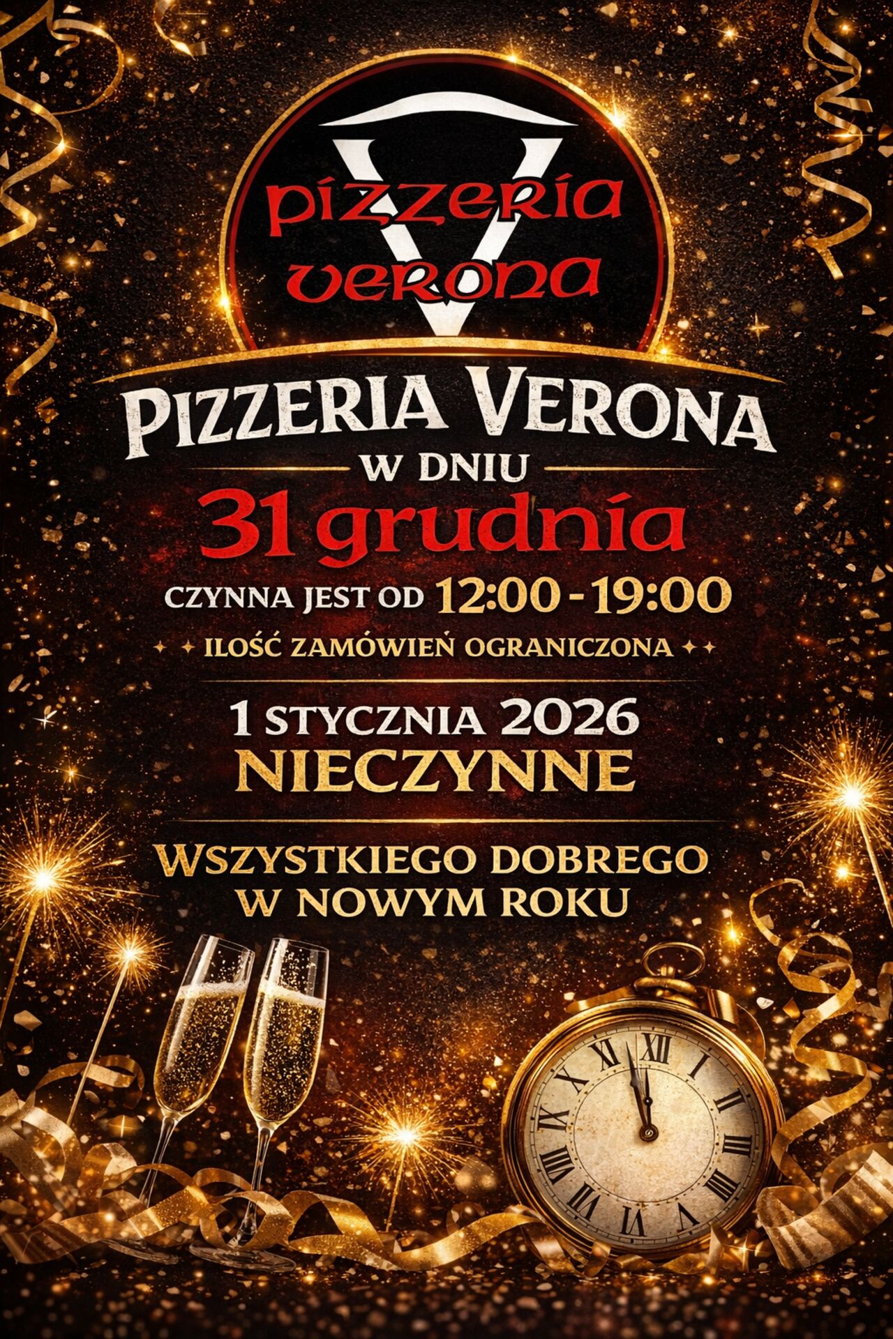 Sylwester z Pizzą 🥳