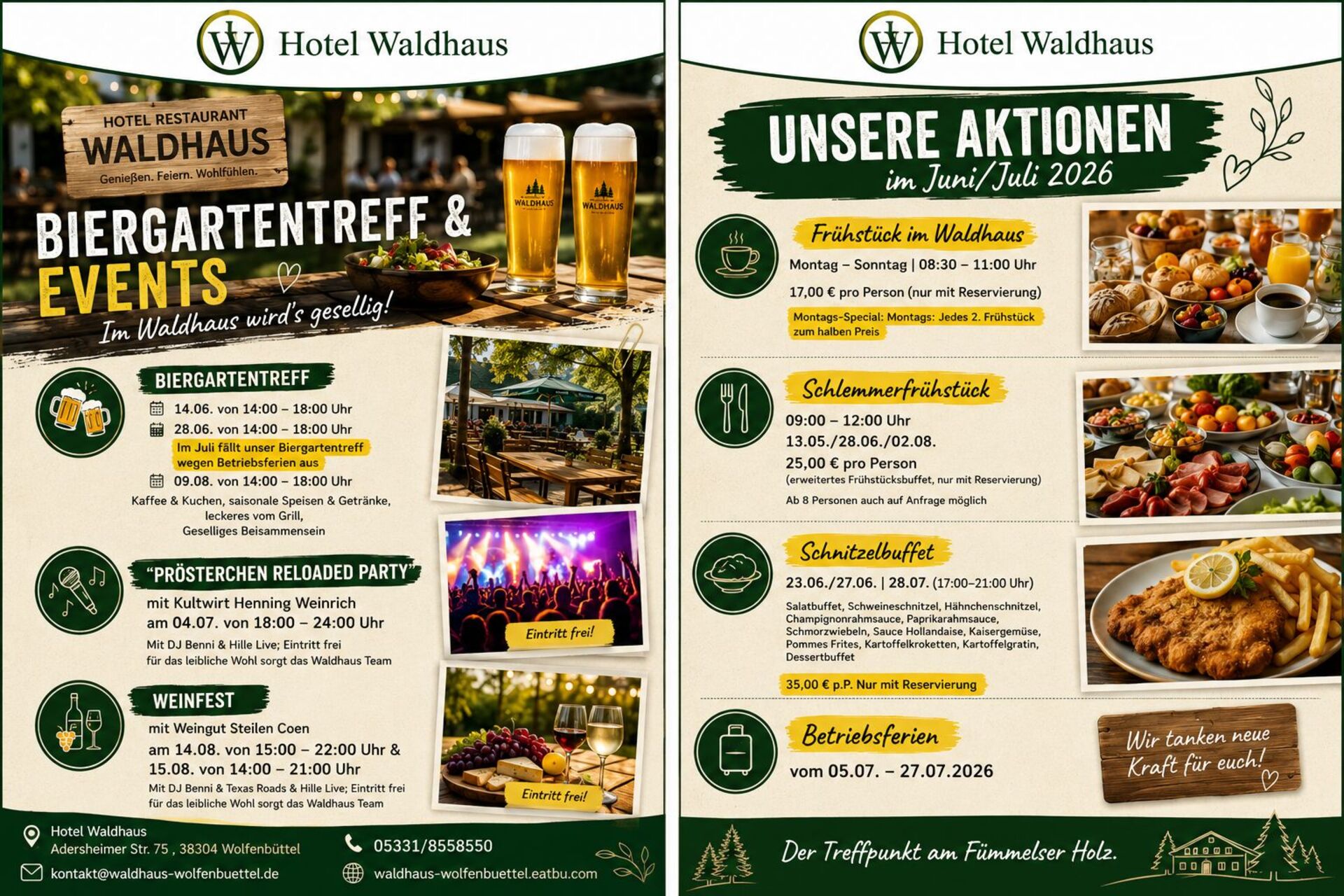 Juni/Juli Aktionen