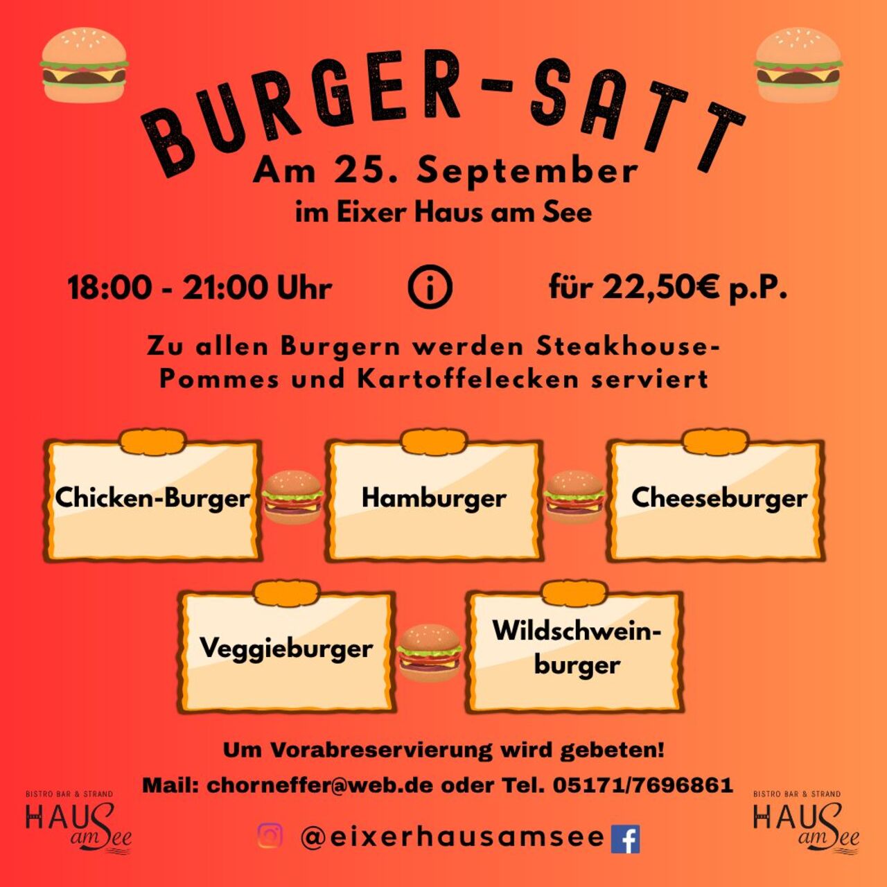 25.09. Burger satt-Aktion