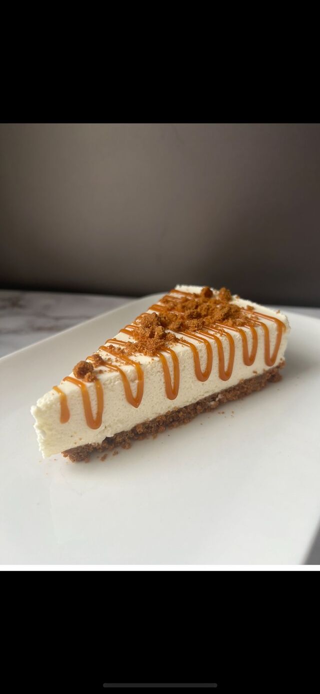 Cheesecake speculos caramel