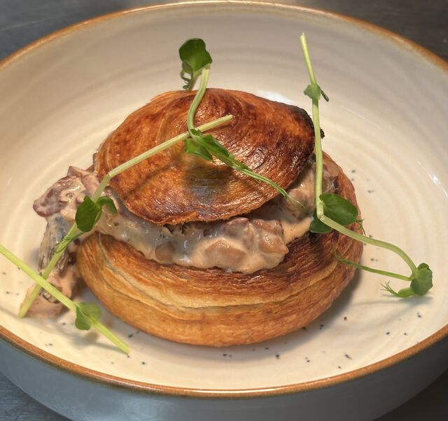 Feuilleté de riz de veau 