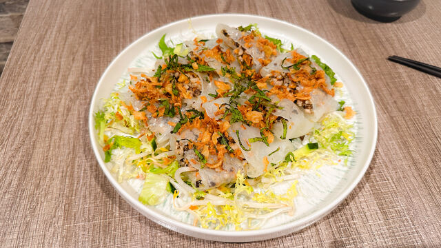 Crêpes Vietnamien aux crevettes-porc